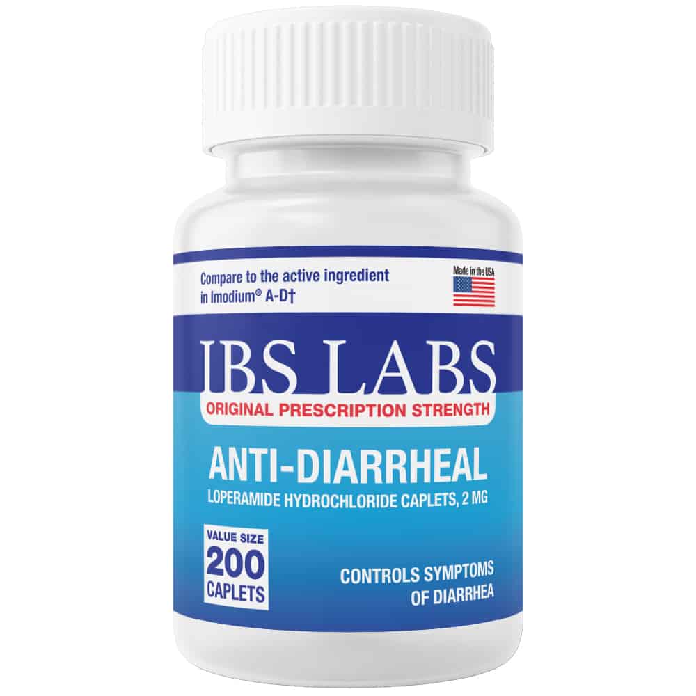 Loperamide 2mg 200 Caplets -Anti-Diarrheal Made In Usa